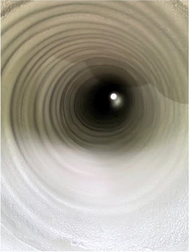 Horizontal pipe after ML-72 restoration